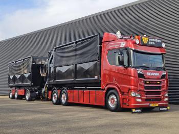 Scania R530 6x2 PALFINGER HAAK + EPSILON KRAAN + FLOOR AANHANGER